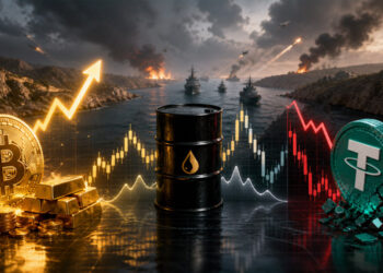 بحران تنگه هرمز بازارهای جهان را به هم ریخت؛ از جهش بیت‌کوین تا ریزش سنگین تتر